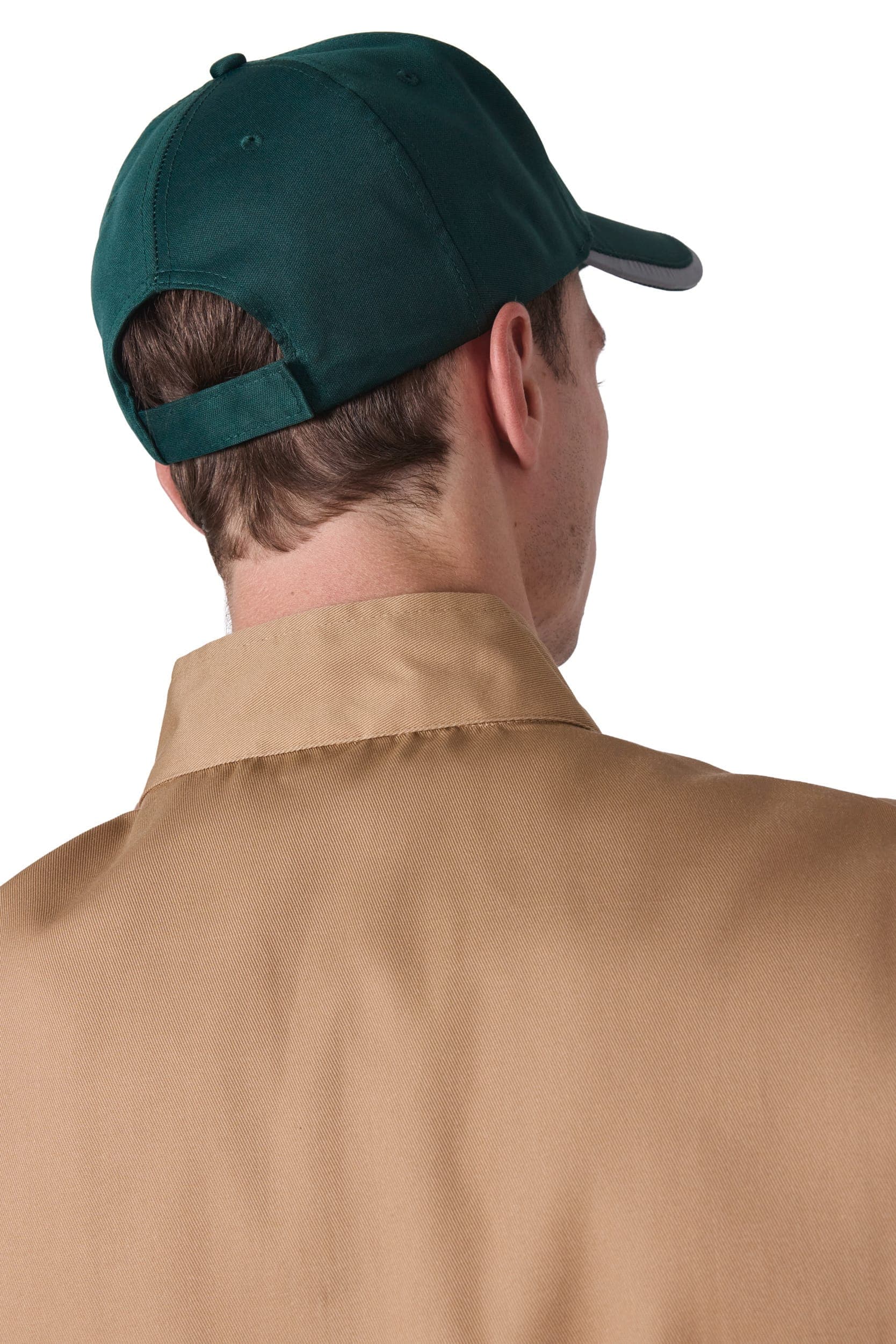 Casquette 5 panneaux en polyester en situation