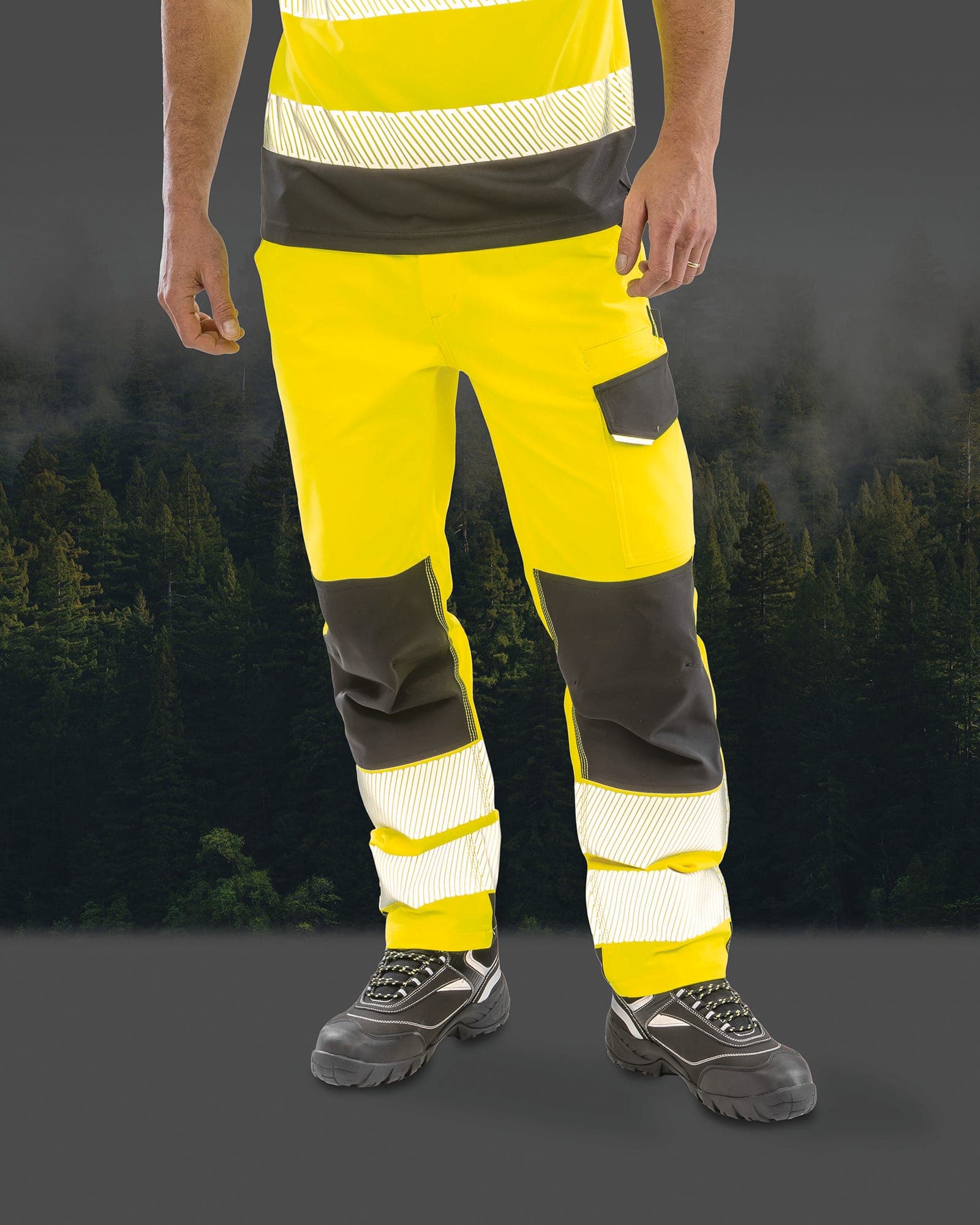 Pantalon de sécurité recyclé Safe-Guard en situation