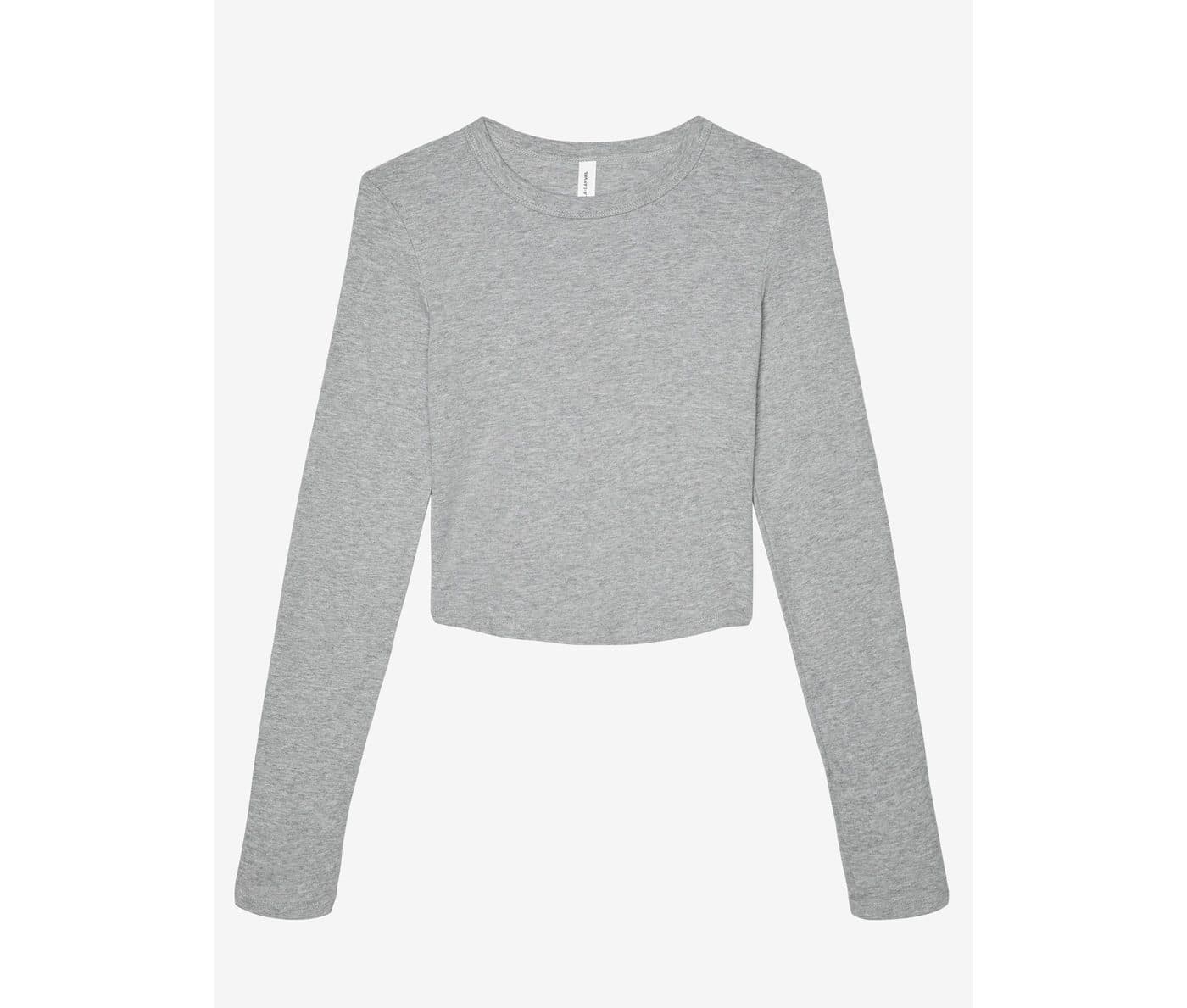WOMEN'S MICRO RIB LONG SLEEVE BABY TEE