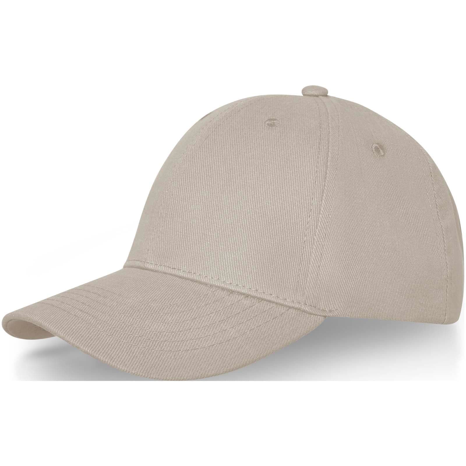 Casquette de 260 g/m² Davis 6 panneaux coloris Flocons d’avoine