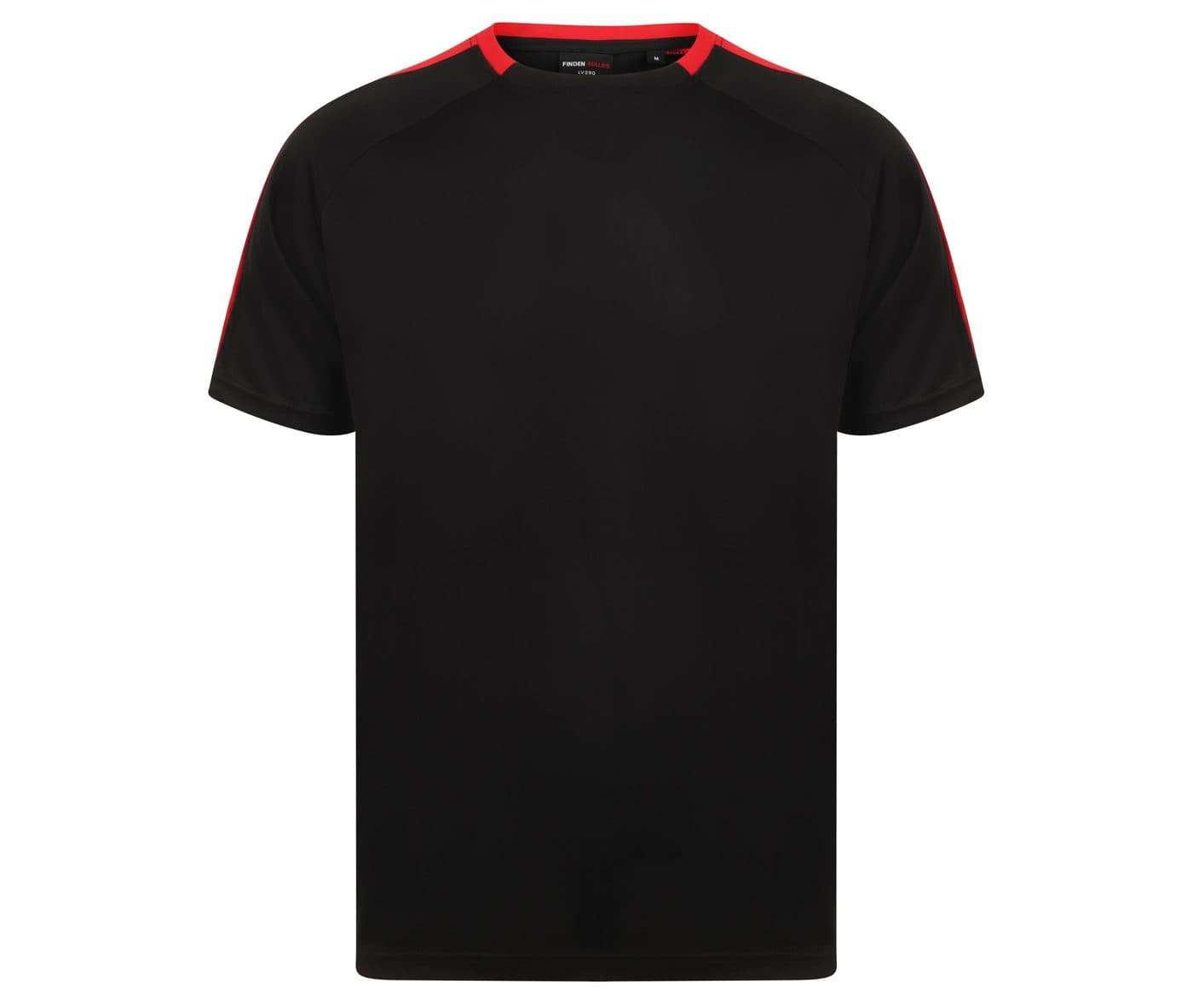 UNISEX TEAM T-SHIRT coloris Noir / Rouge