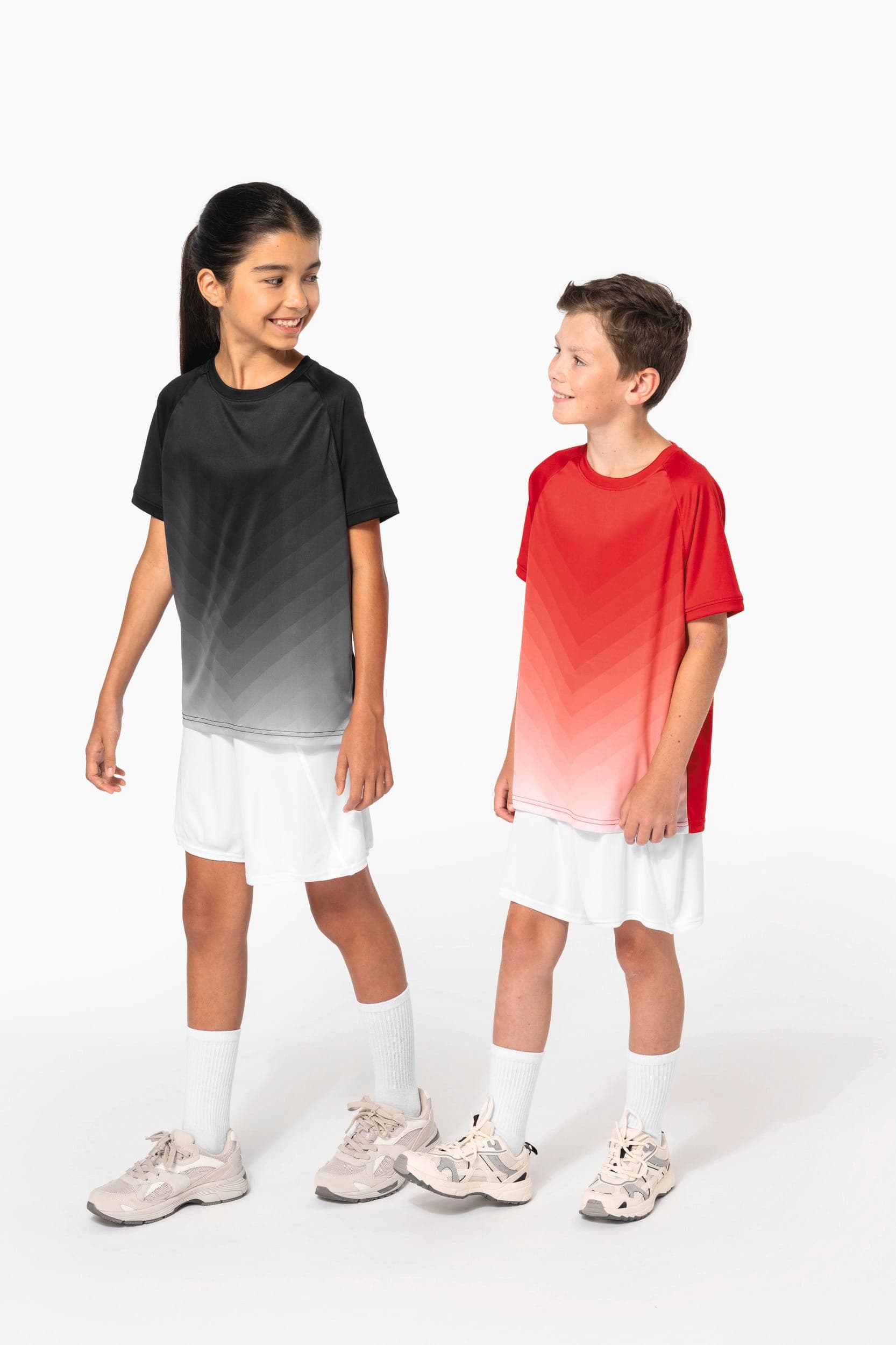 Maillot multisport polyester sublimé enfant en situation
