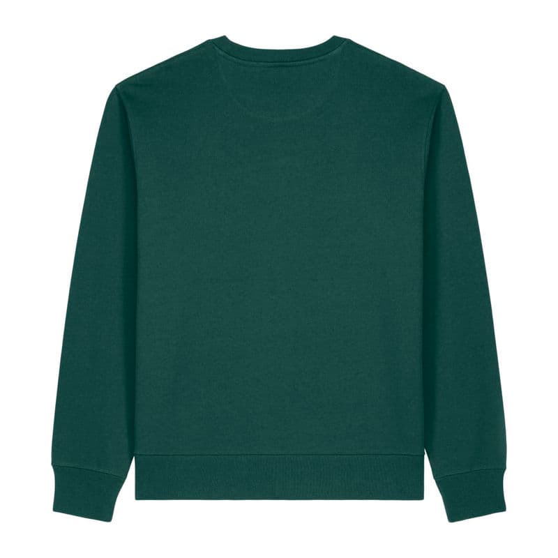 The Thinker unisexe sweatshirt col rond coloris Vert Glazed