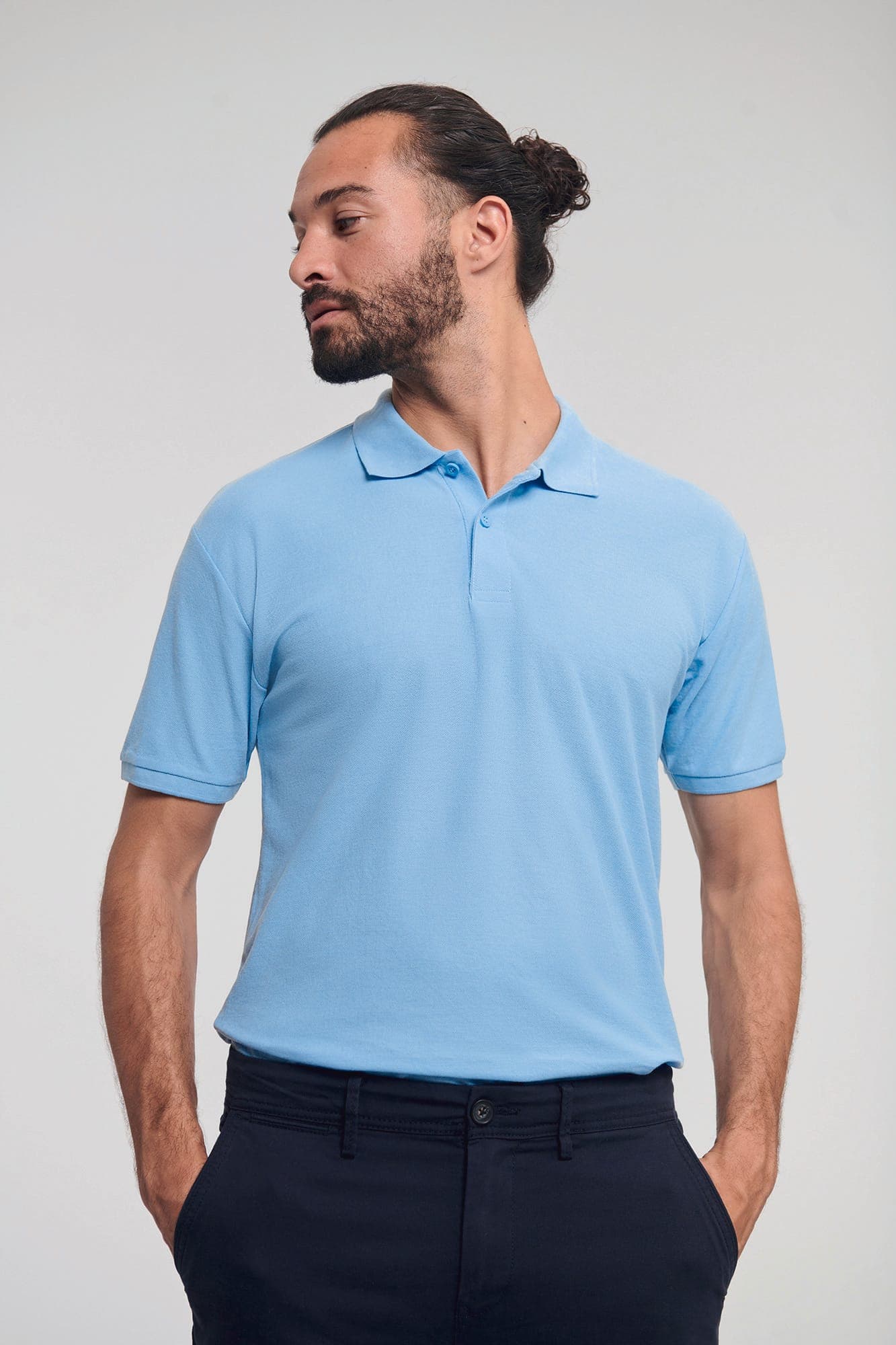 Polo homme Authentic Eco en situation