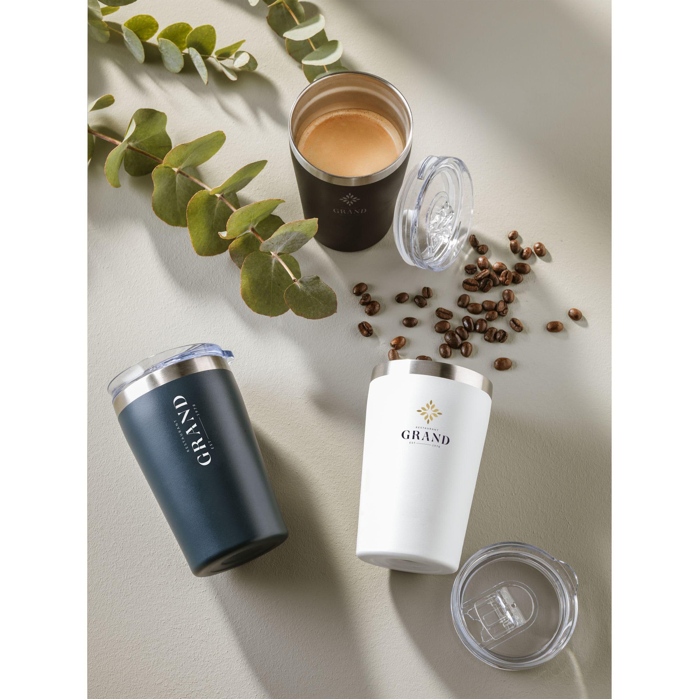 Gobelet thermos Re-Steel RCS recyclé 380 ml en situation