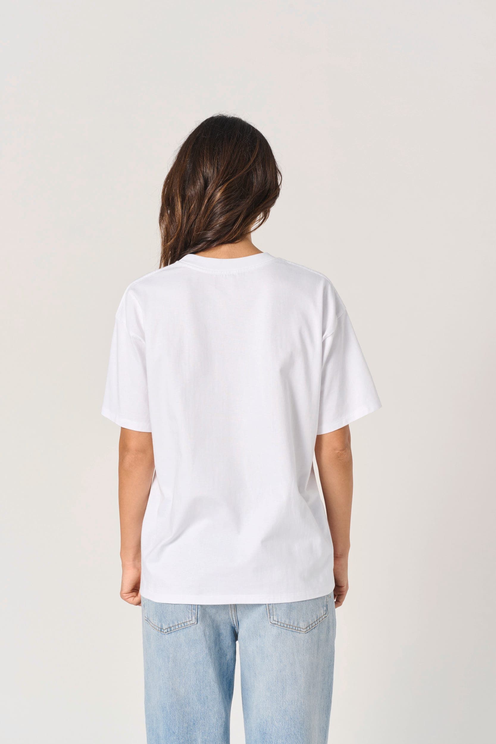 T-shirt oversize unisexe en situation