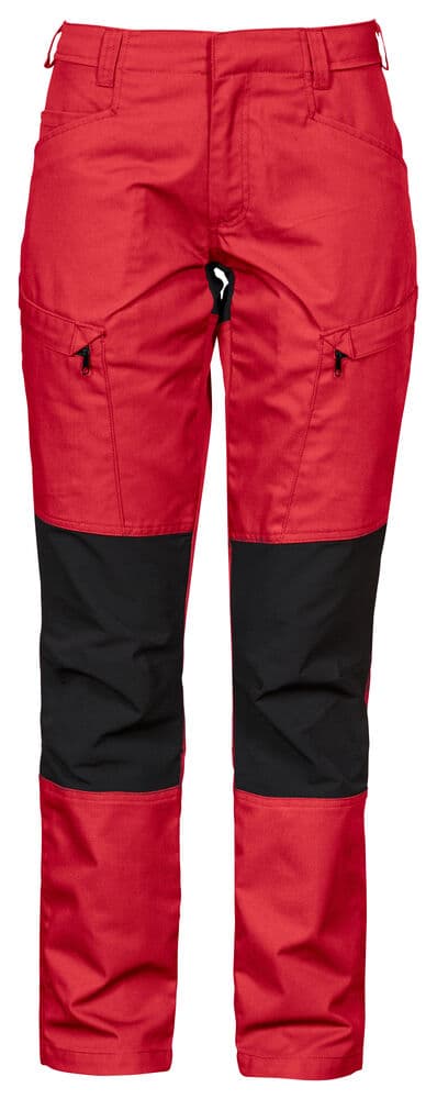 2521 PANTALON STRETCH FEMME SANS POCHES GENOUILLÈRES coloris Rouge