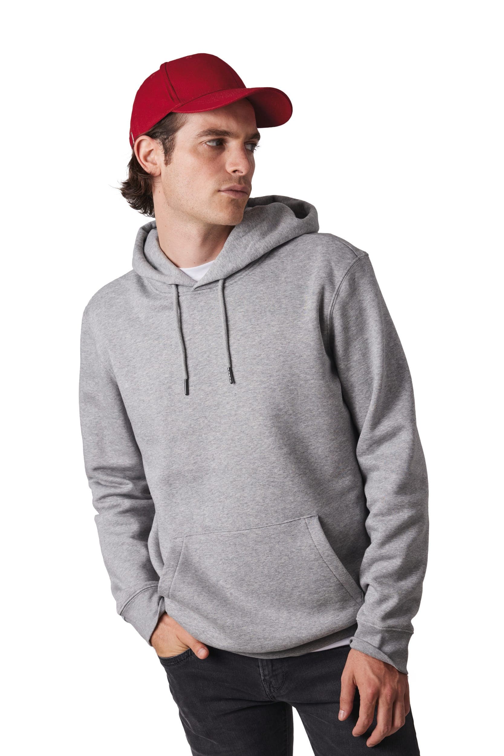 Casquette en coton bio - 6 panneaux en situation