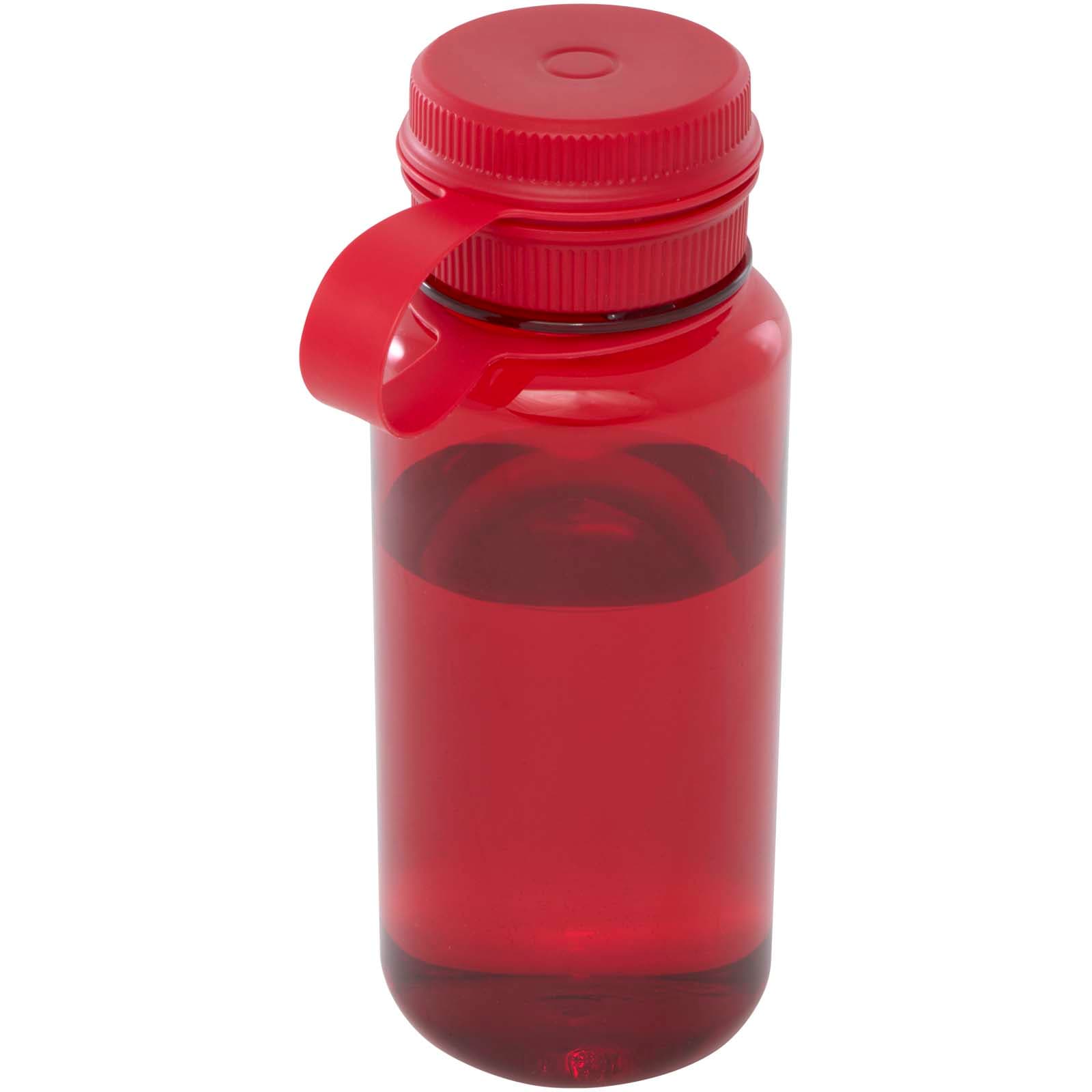 Bouteille sport Ryder de 900 ml en RPET certifié RCS avec couvercle multifonctions  coloris Rouge
