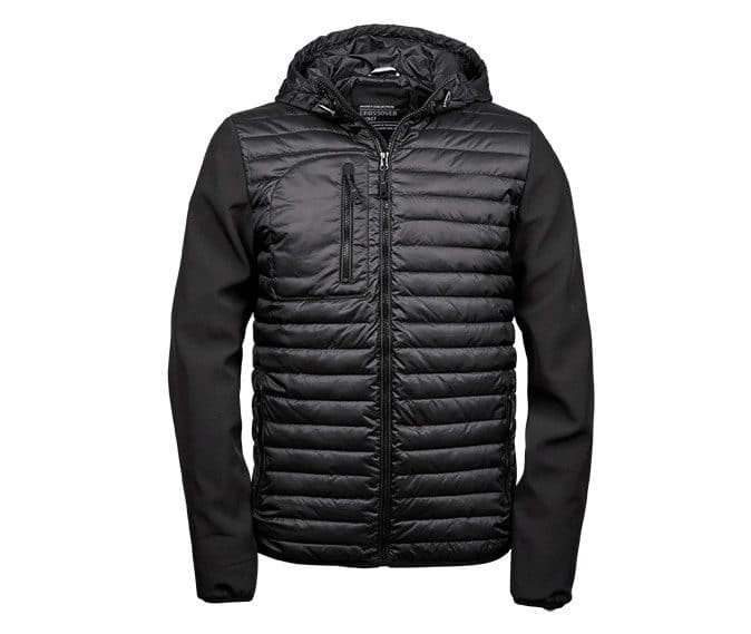 HOODED CROSSOVER JACKET