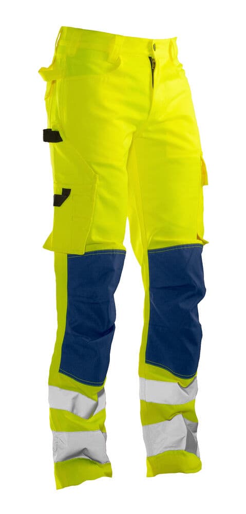 Jobman 2378 Hv Service Trousers coloris Jaune / Bleu marine