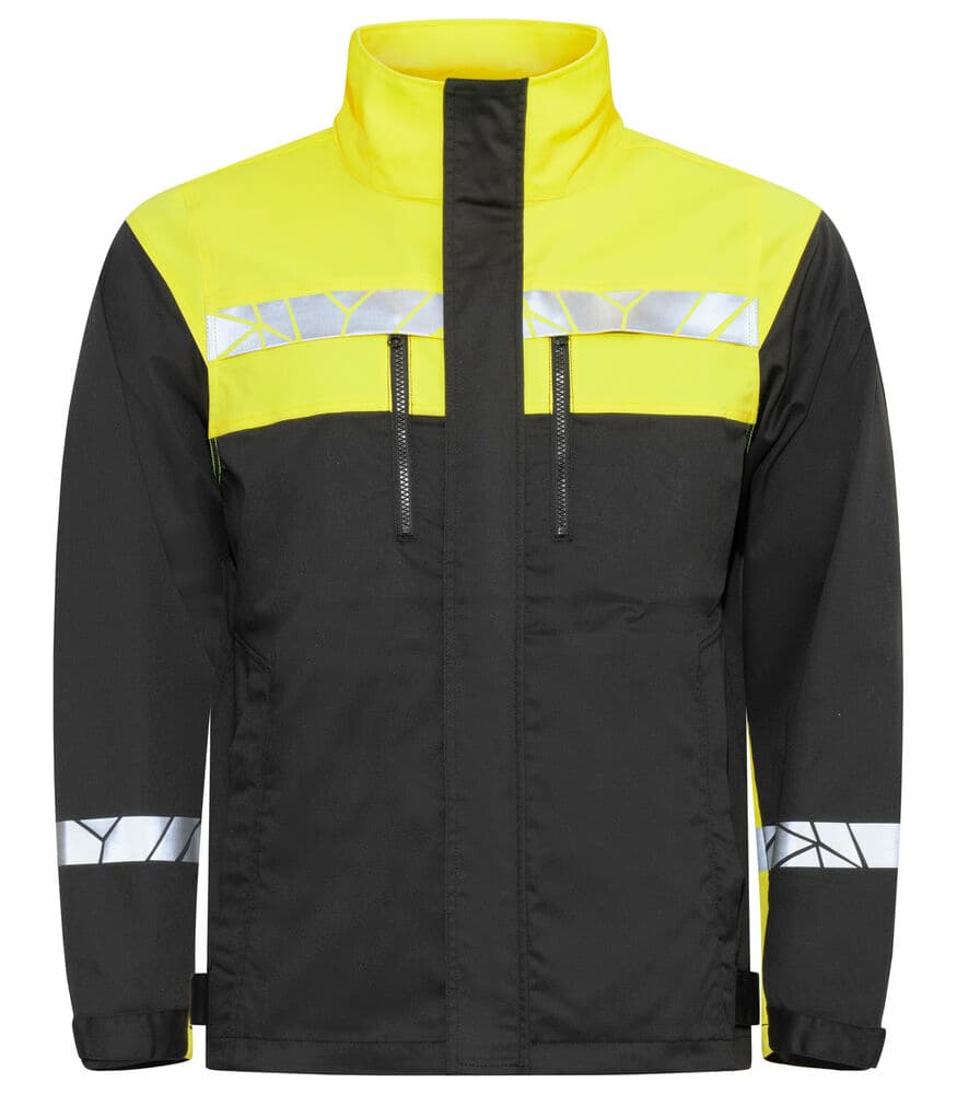 7416 VESTE DE TRAVAIL coloris Noir / Jaune
