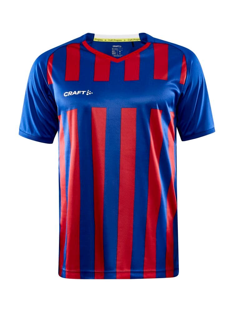 Craft Progress 2.0 stripe jersey m coloris Bleu / Rouge