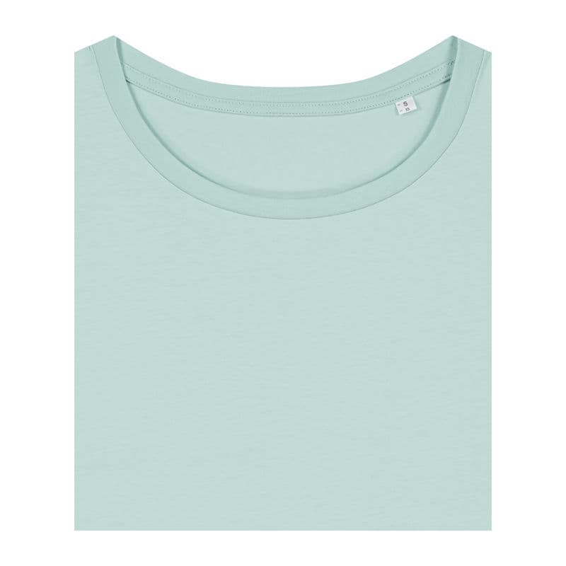 Stella Serena women's scoop neck t-shirt coloris Bleu caraïbes