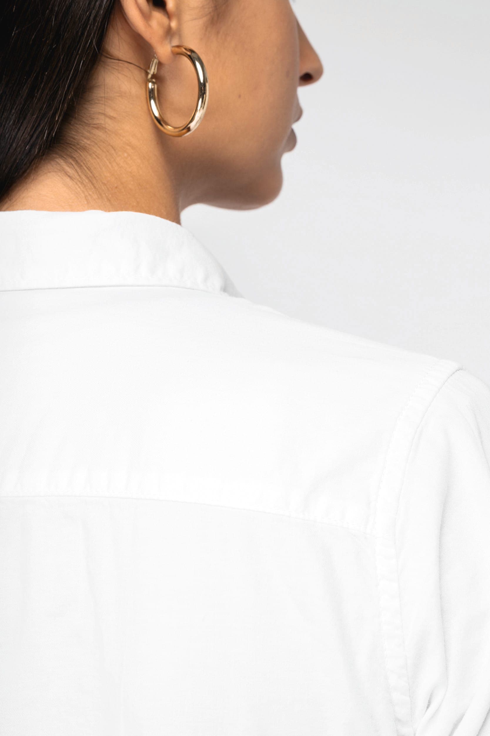 Chemise écoresponsable délavée femme en situation