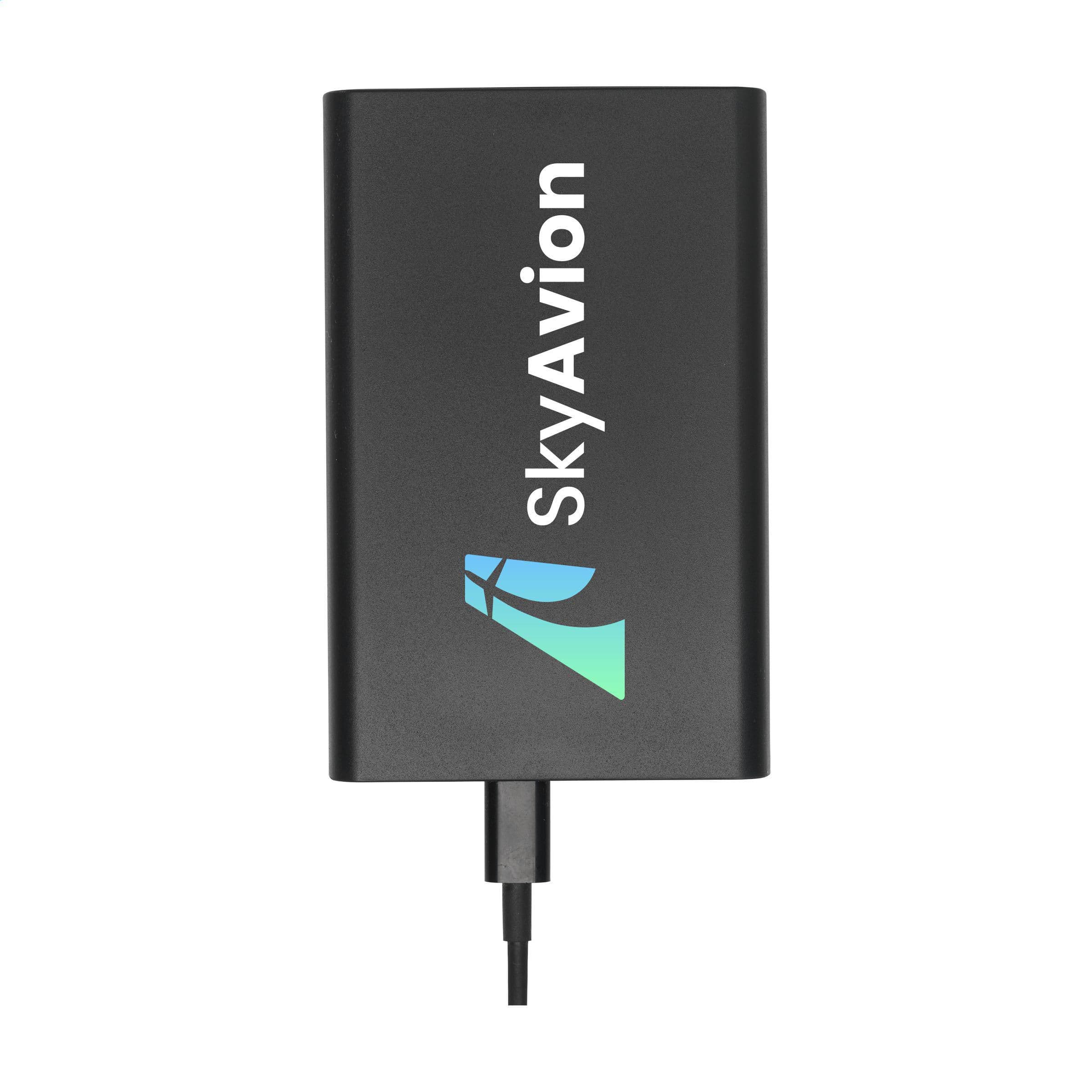Batterie externe Powerbank RCS recyclée ABS 10000 en situation
