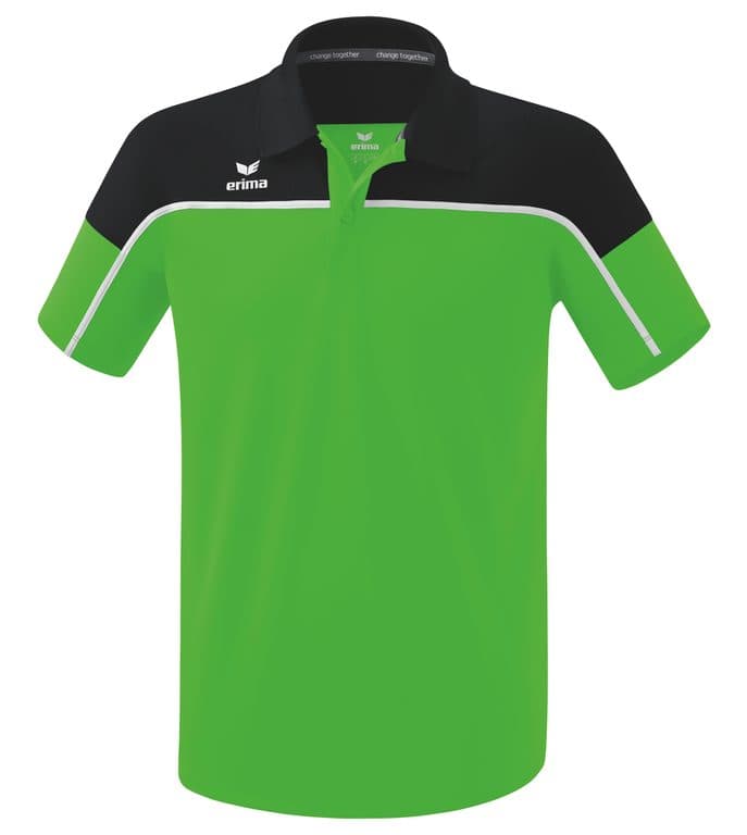 Polo CHANGE by erima coloris Vert / Noir / Blanc