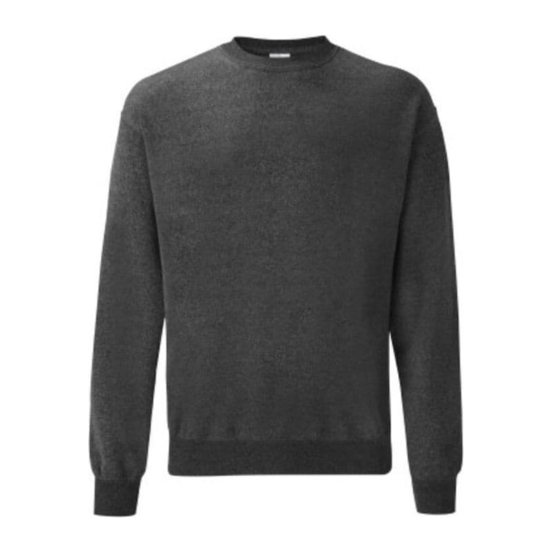 CLASSIC SET-IN SWEAT coloris Gris chiné foncé