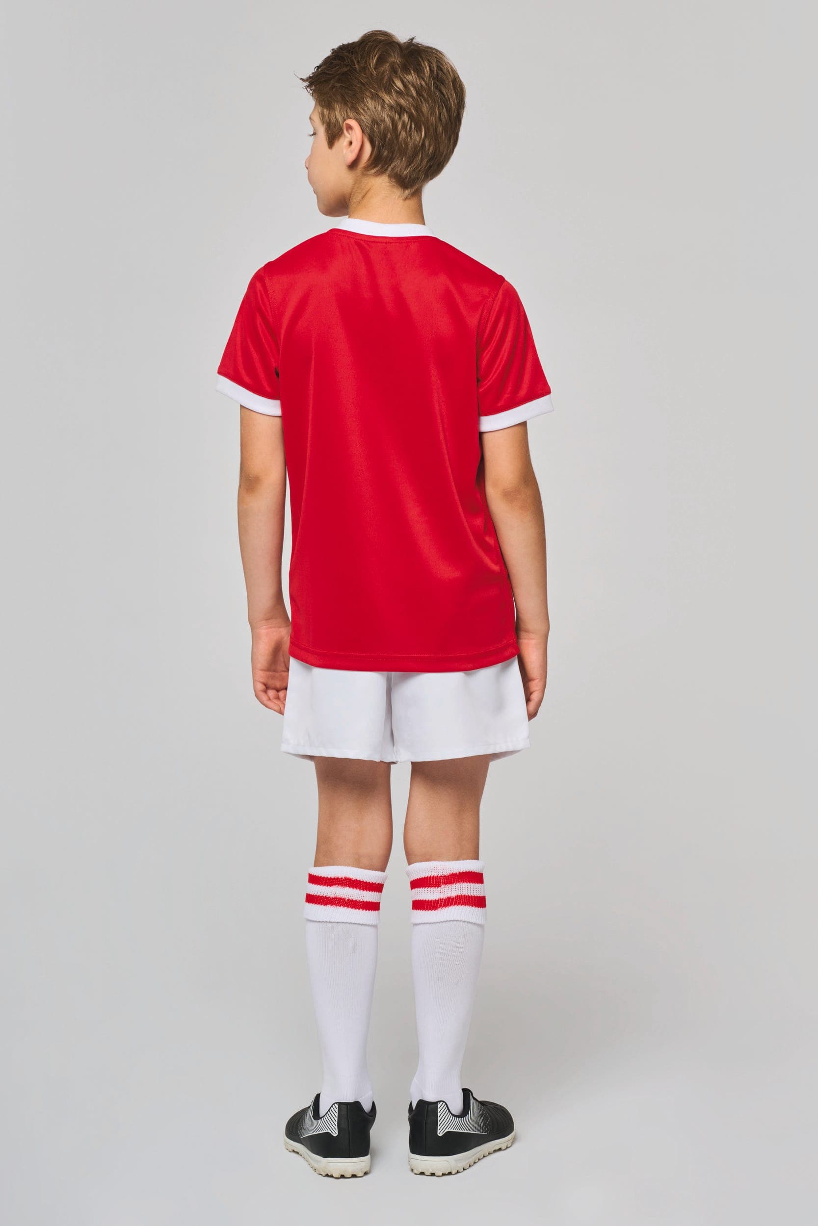 Maillot de rugby manches courtes enfant en situation