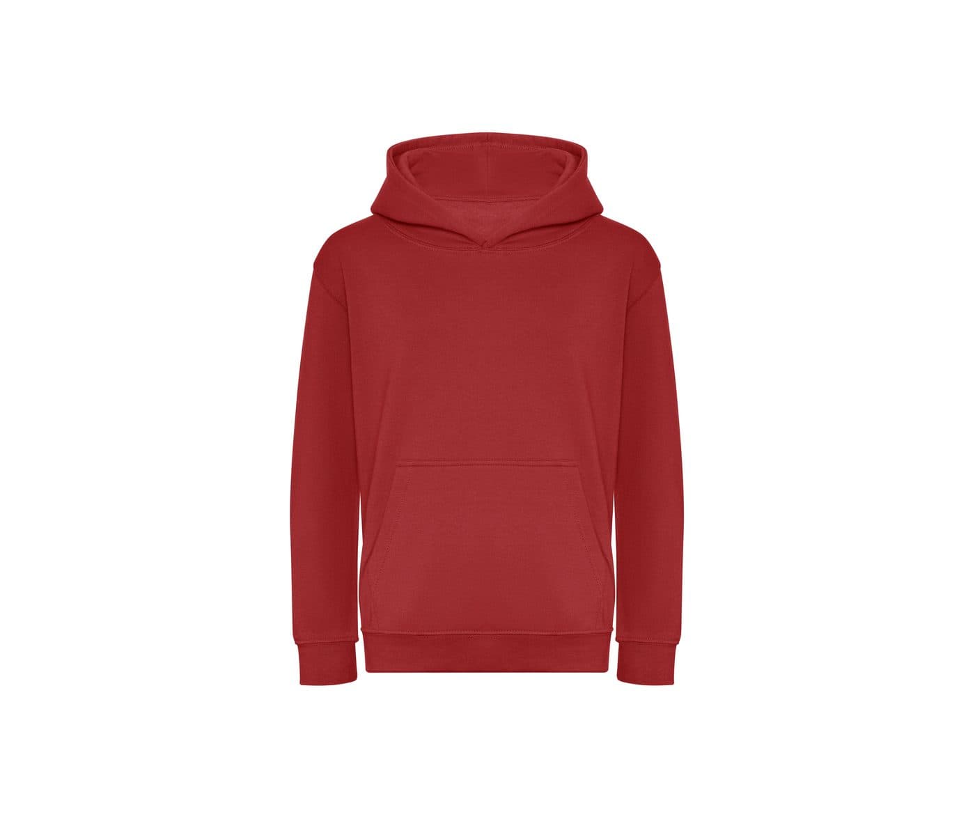 KIDS ORGANIC HOODIE coloris Rouge feu