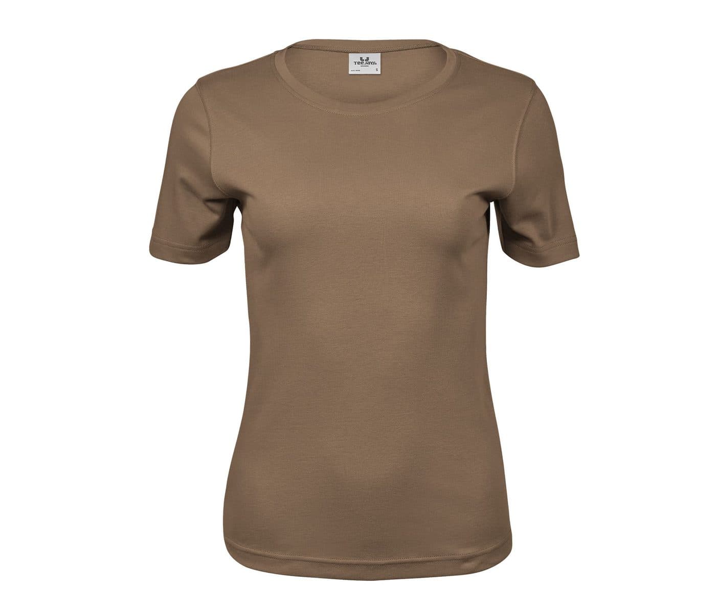 LADIES INTERLOCK TEE coloris Bois