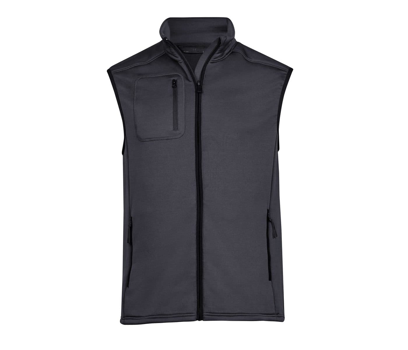 STRETCH FLEECE BODYWARMER coloris Gris foncé