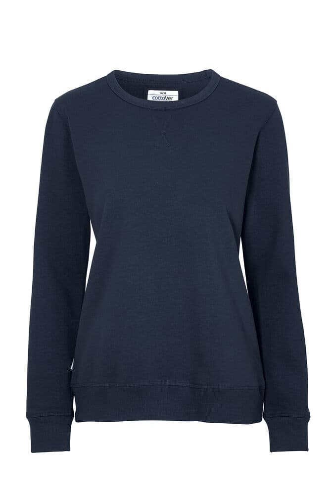 SWEAT COL ROND FEMME - CERTIFIÉ GOTS coloris Marine
