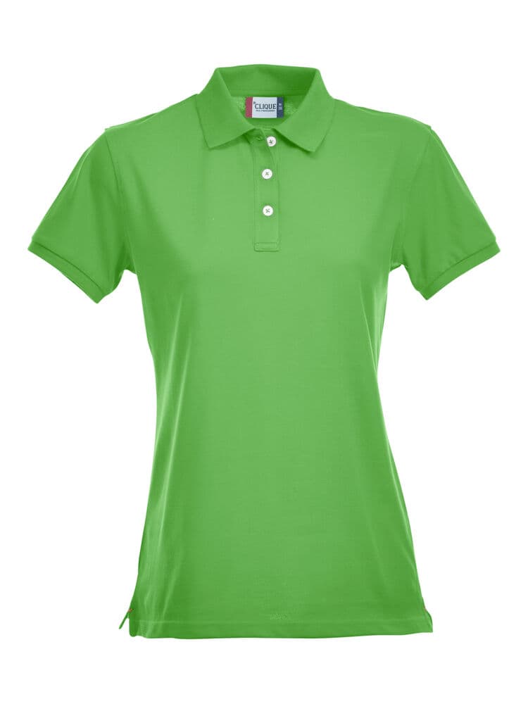 Clique Stretch Premium Polo Women coloris Vert pomme