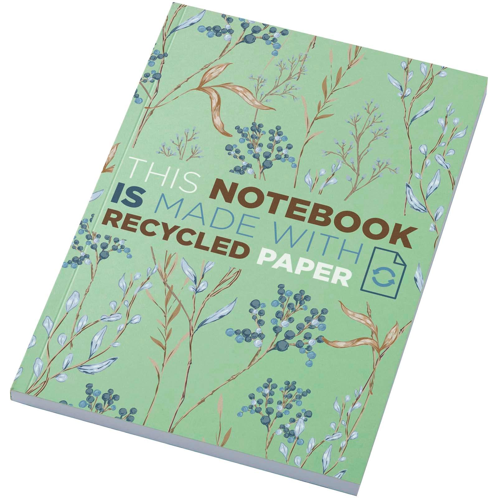 Cahier Novella Austen Colours A5 recyclé à couverture souple de 100 feuilles