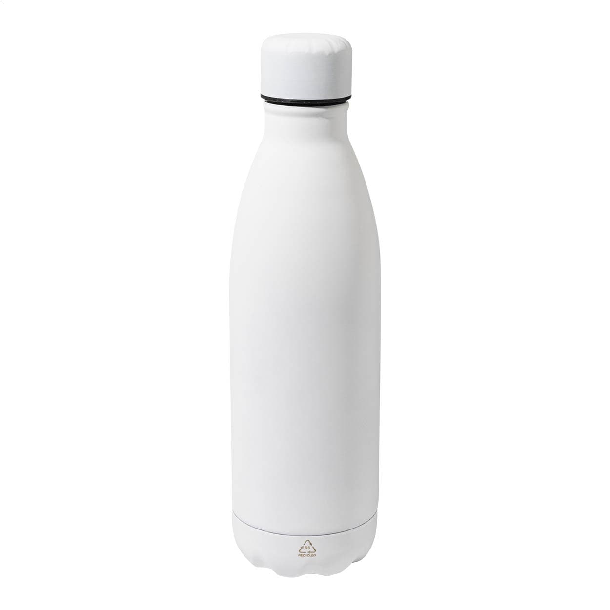 Bouteille en acier inoxydable recyclée coloris Blanc