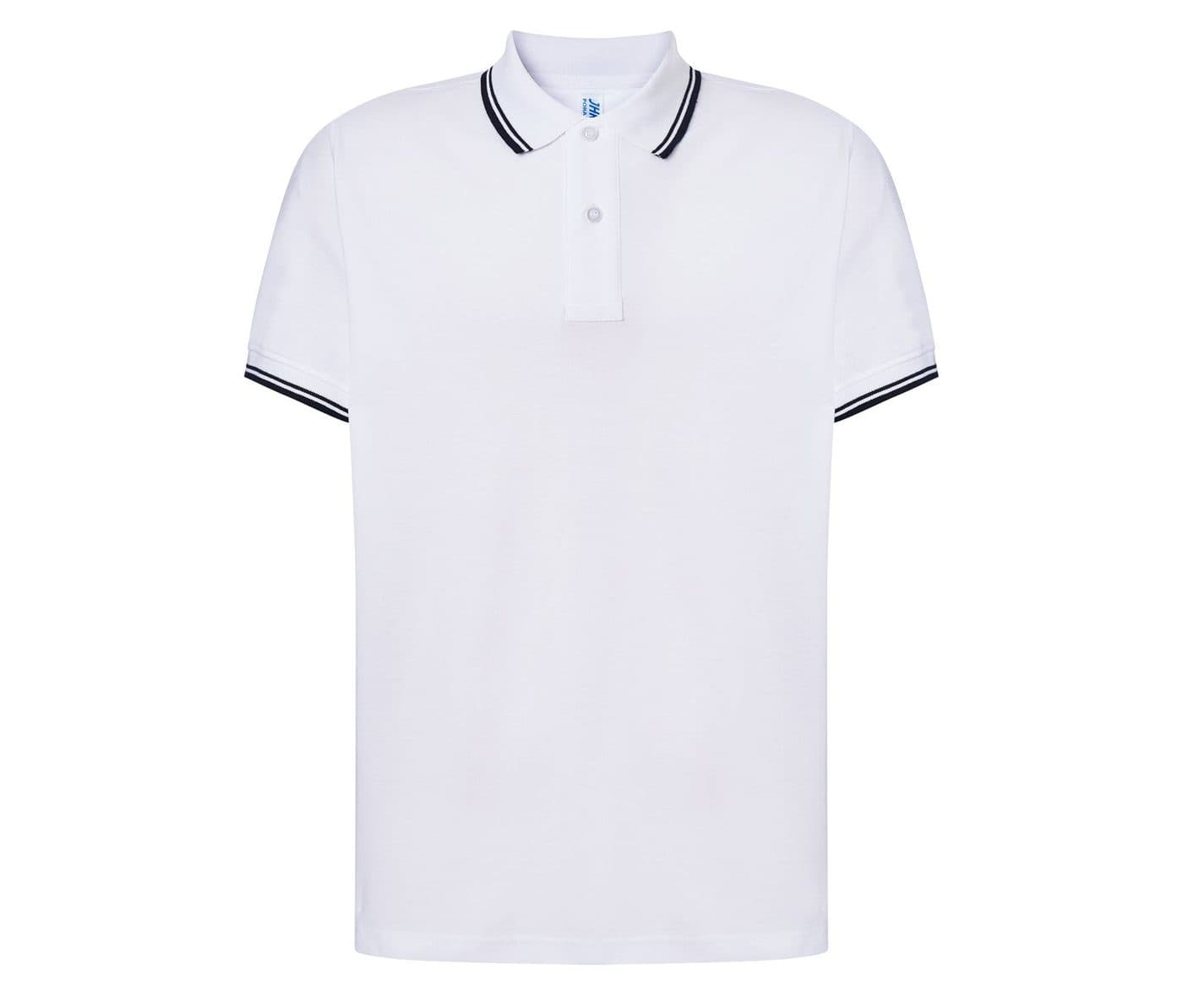 MAN REGULAR POLO coloris Blanc / Marine