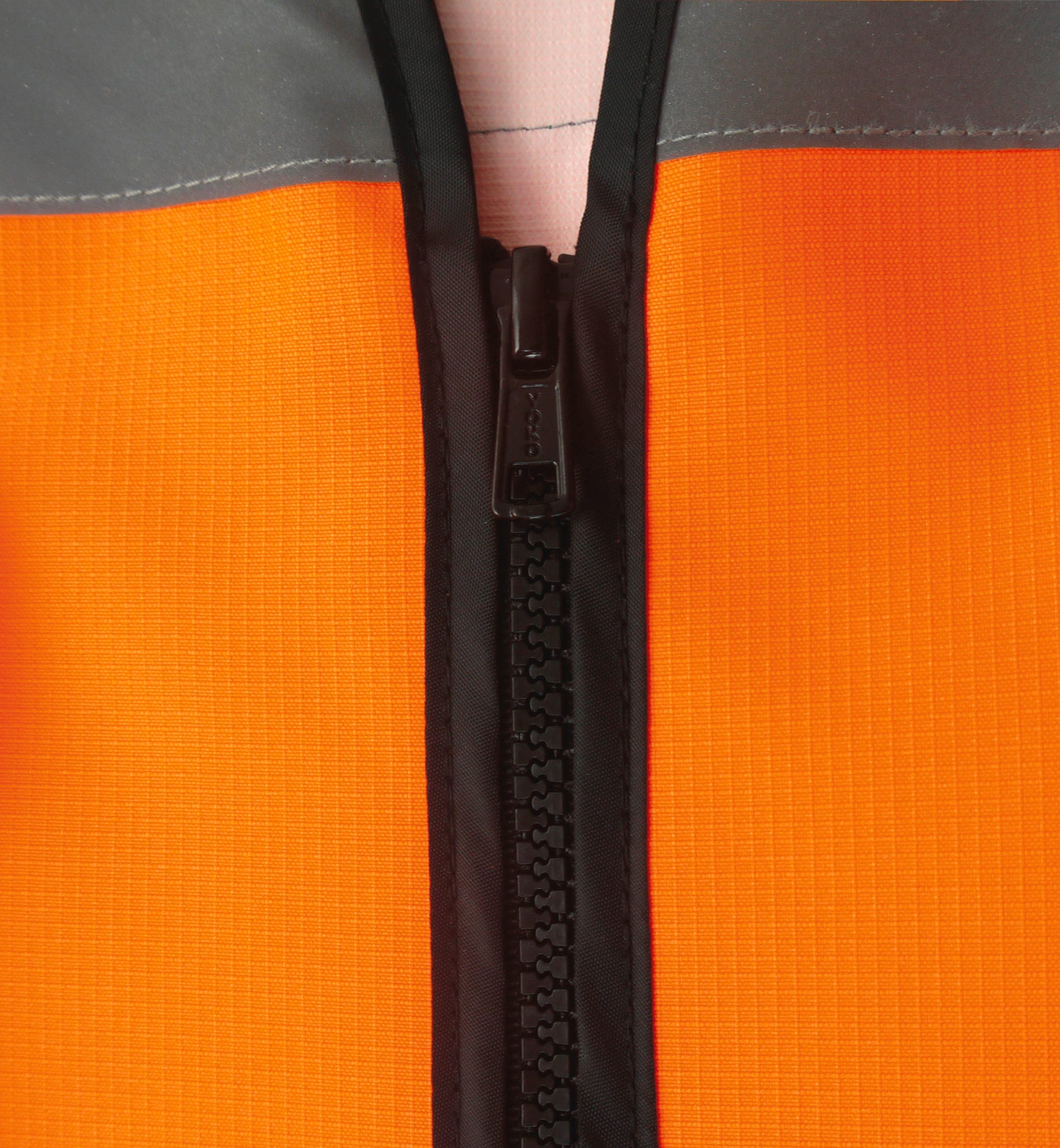 Gilet haute visibilité rip stop en situation