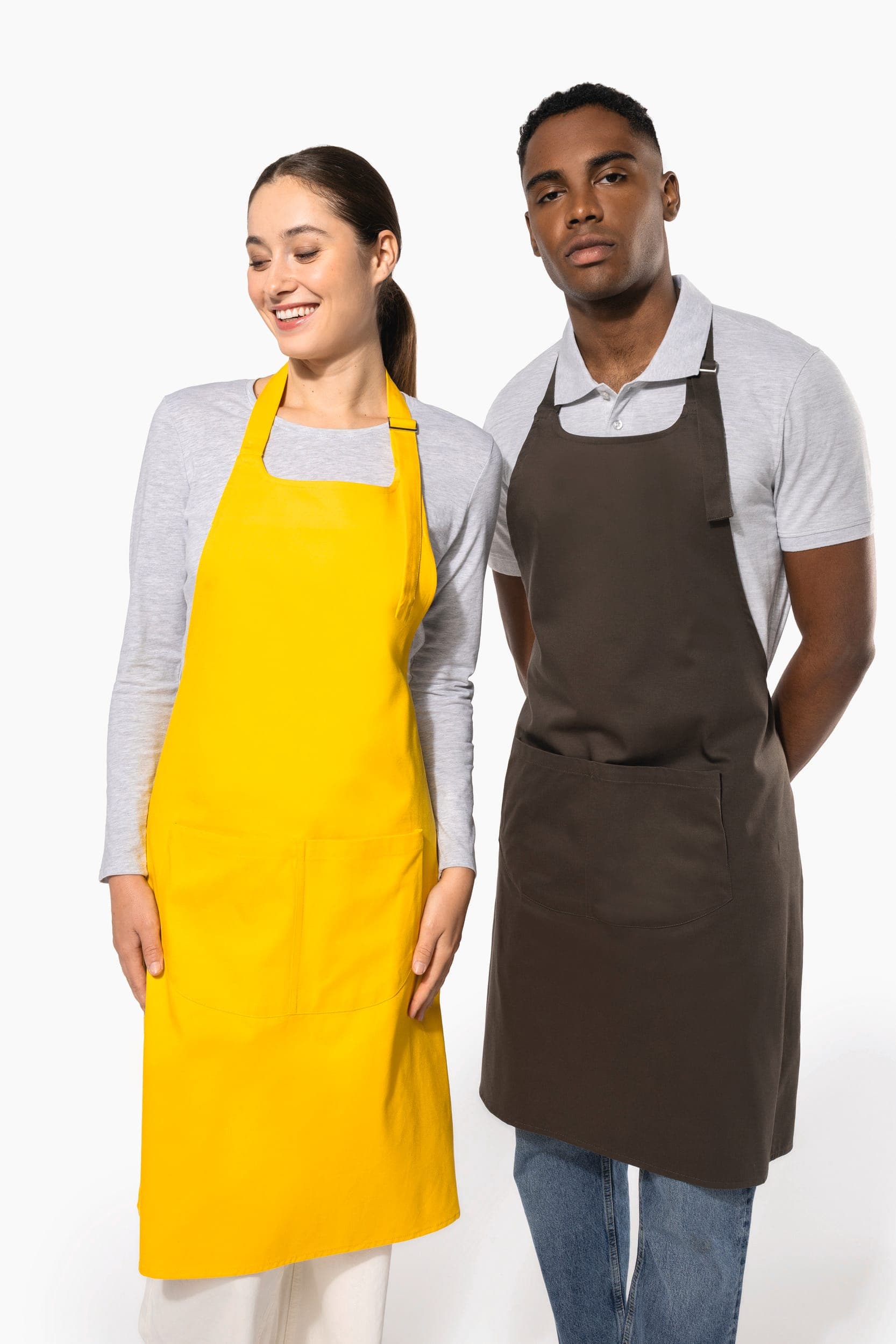 Tablier coton avec poche