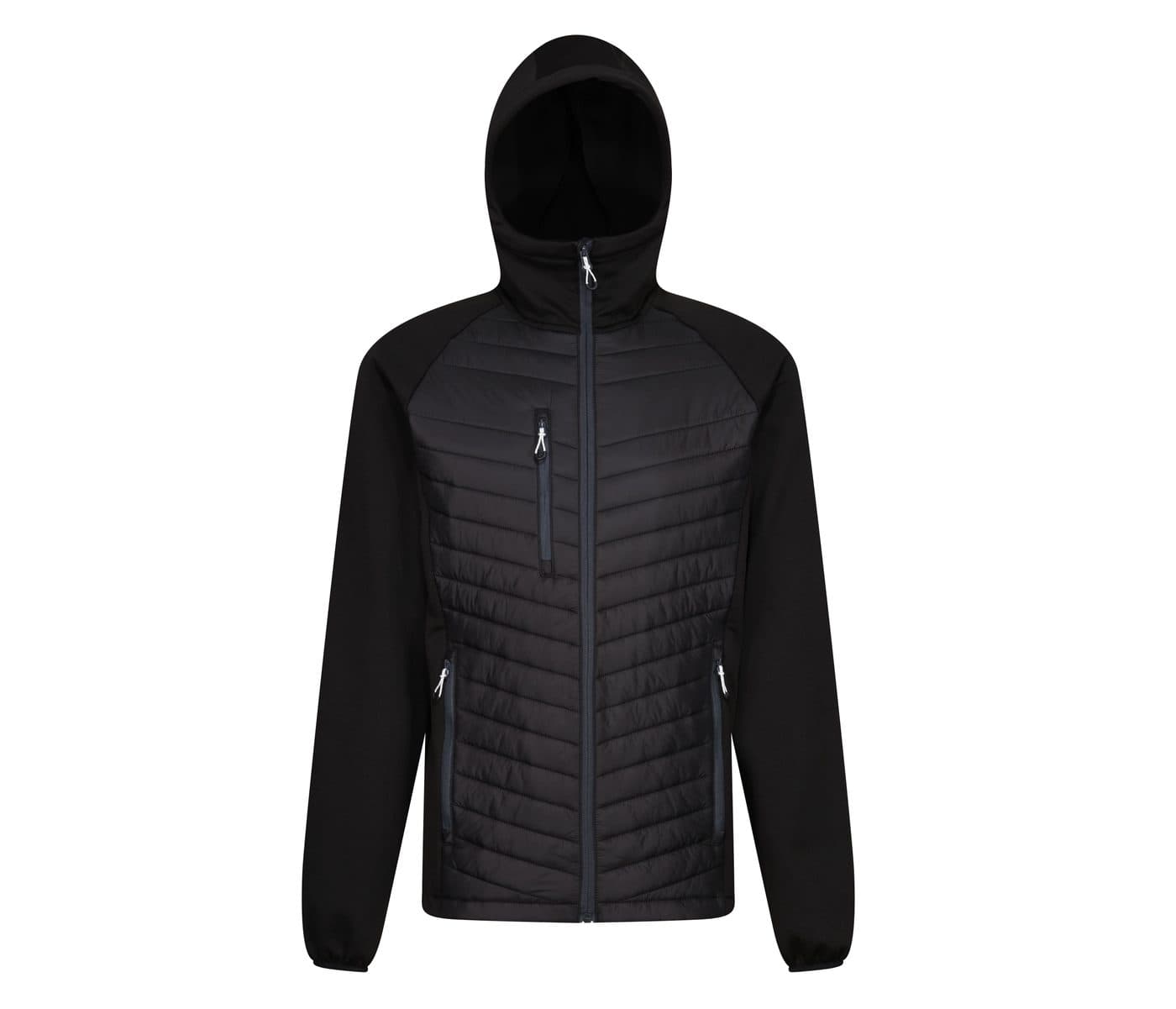 MEN'S NAVIGATE HYBRID JACKET coloris Noir / Gris Seal