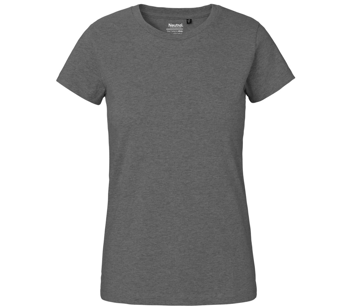 LADIES CLASSIC T-SHIRT coloris Gris chiné foncé