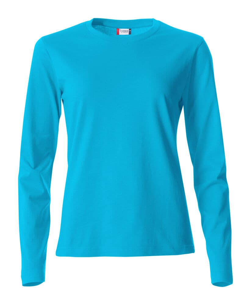 Clique Basic-T L/S Women coloris Turquoise
