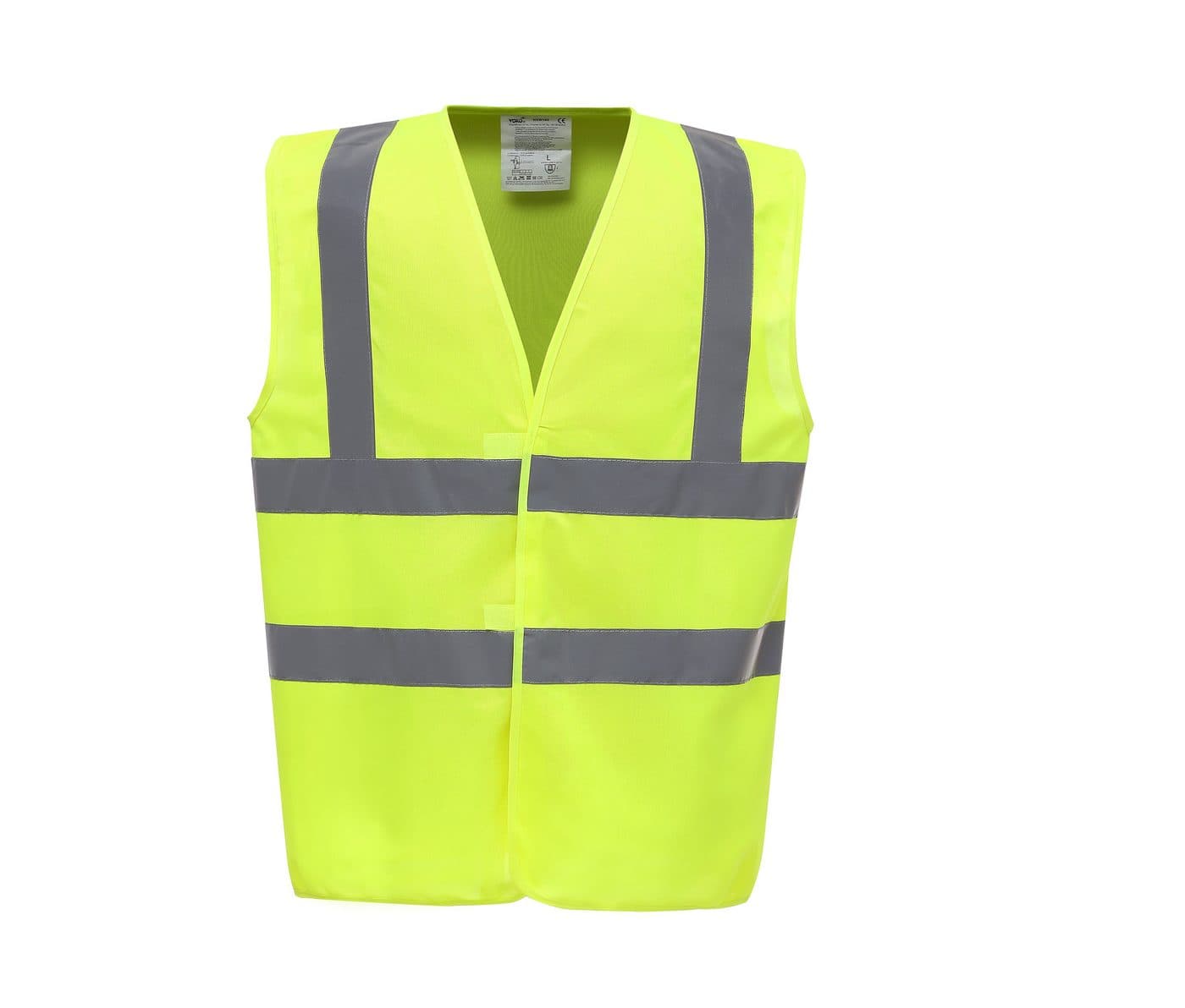 HI-VIS 2-BAND AND BRACES WAISTCOAT coloris Jaune haute visibilité