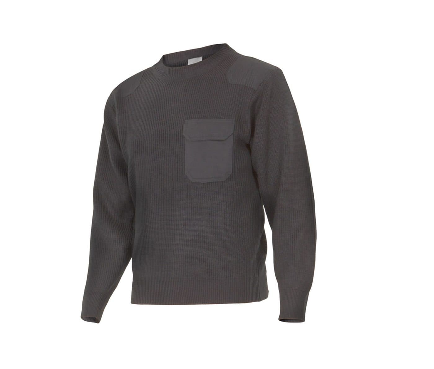PULL ÉPAIS COL ROND coloris Gris