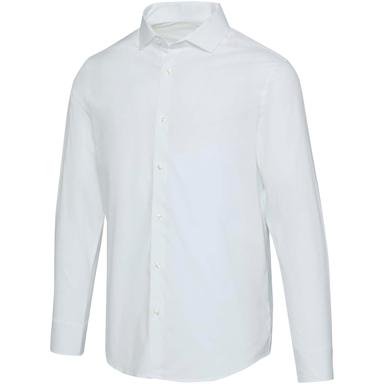 Chemise en popeline homme de 133 g/m² Carnelian coloris Blanc