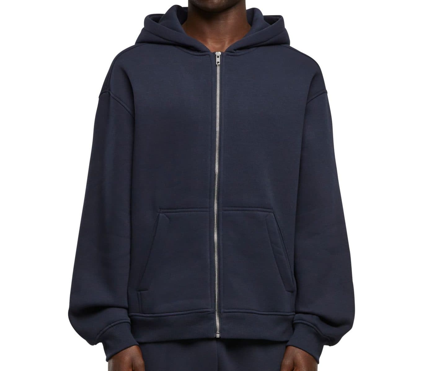 OVERSIZED ZIP HOODY coloris Marine