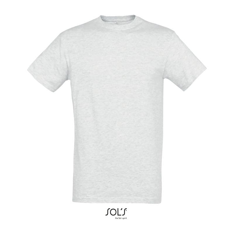 SOL'S REGENT UNISEX ROUND COLLAR T-SHIRT coloris Gris cendré