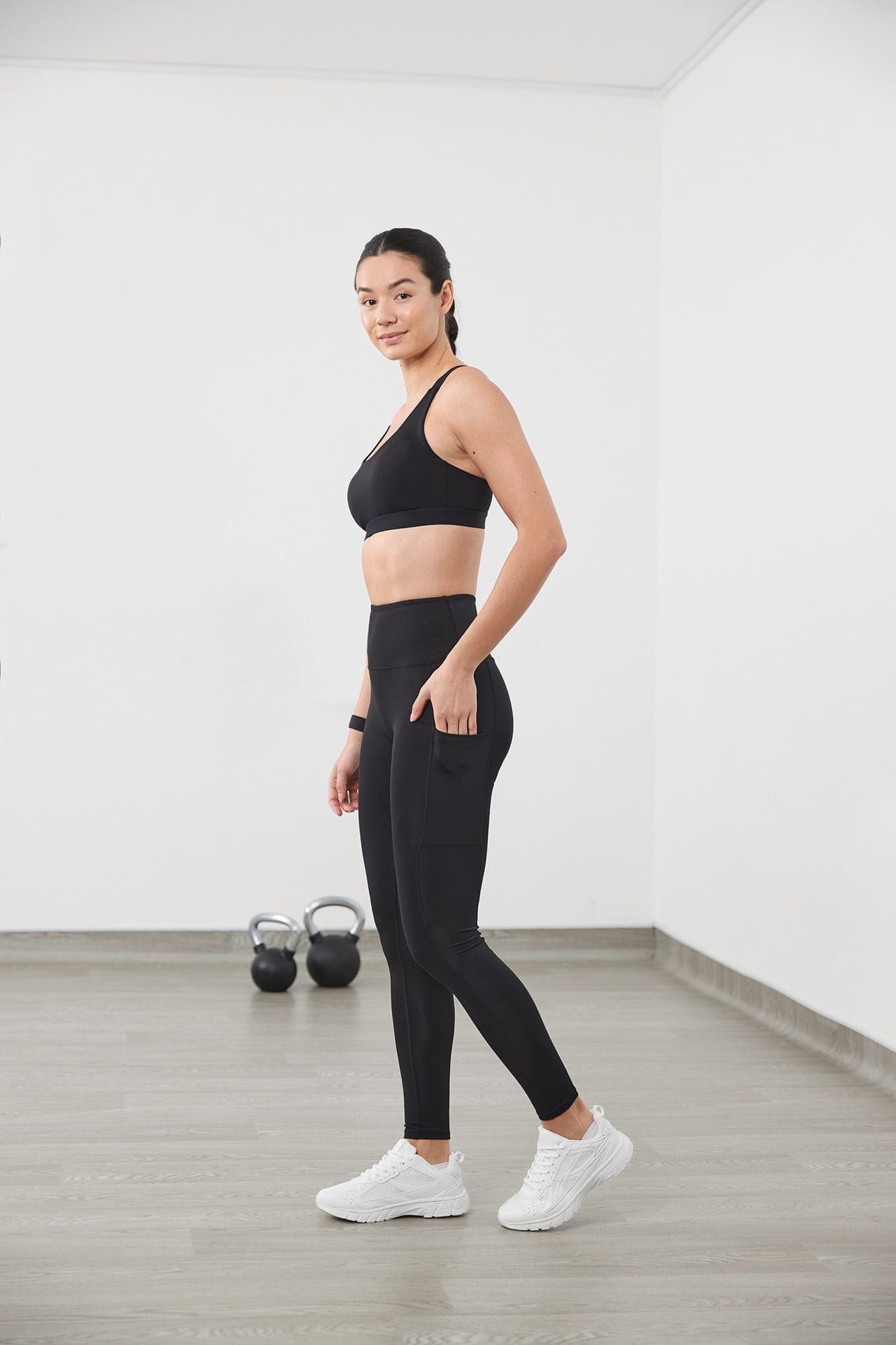 Legging femme en situation
