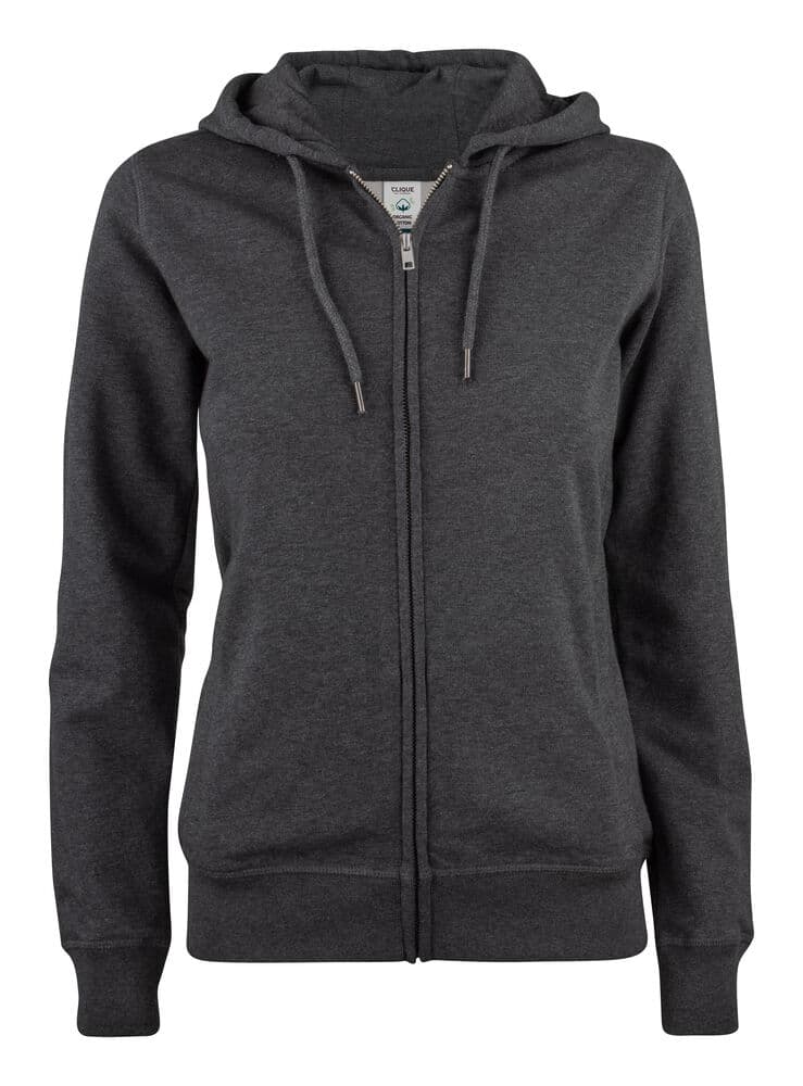 Clique Premium OC Hoody FZ Women coloris Anthracite chiné