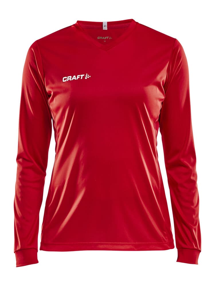 Craft Squad go jersey solid ls w coloris Rouge