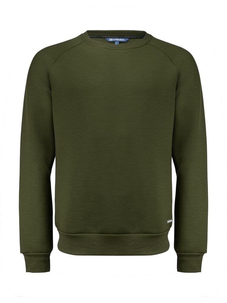 Pull Cutter & Buck Pemberton col rond homme coloris Vert lierre