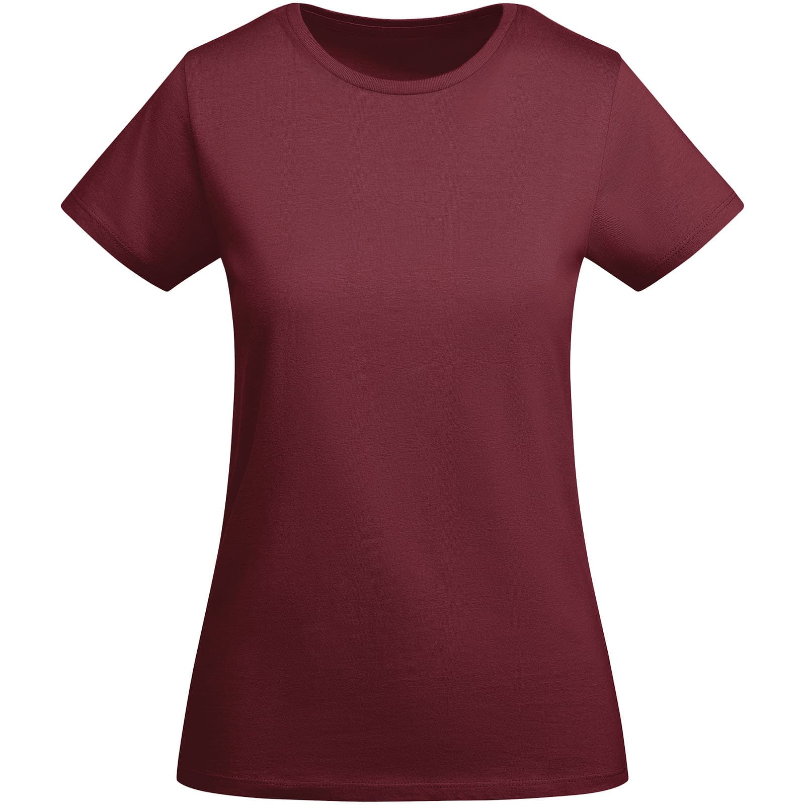 T-shirt de 175 g/m² Breda en coton organique à manches courtes pour femme coloris Grenat