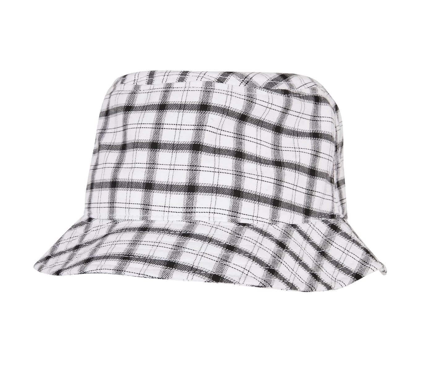 CHECK BUCKET HAT coloris Blanc / Gris