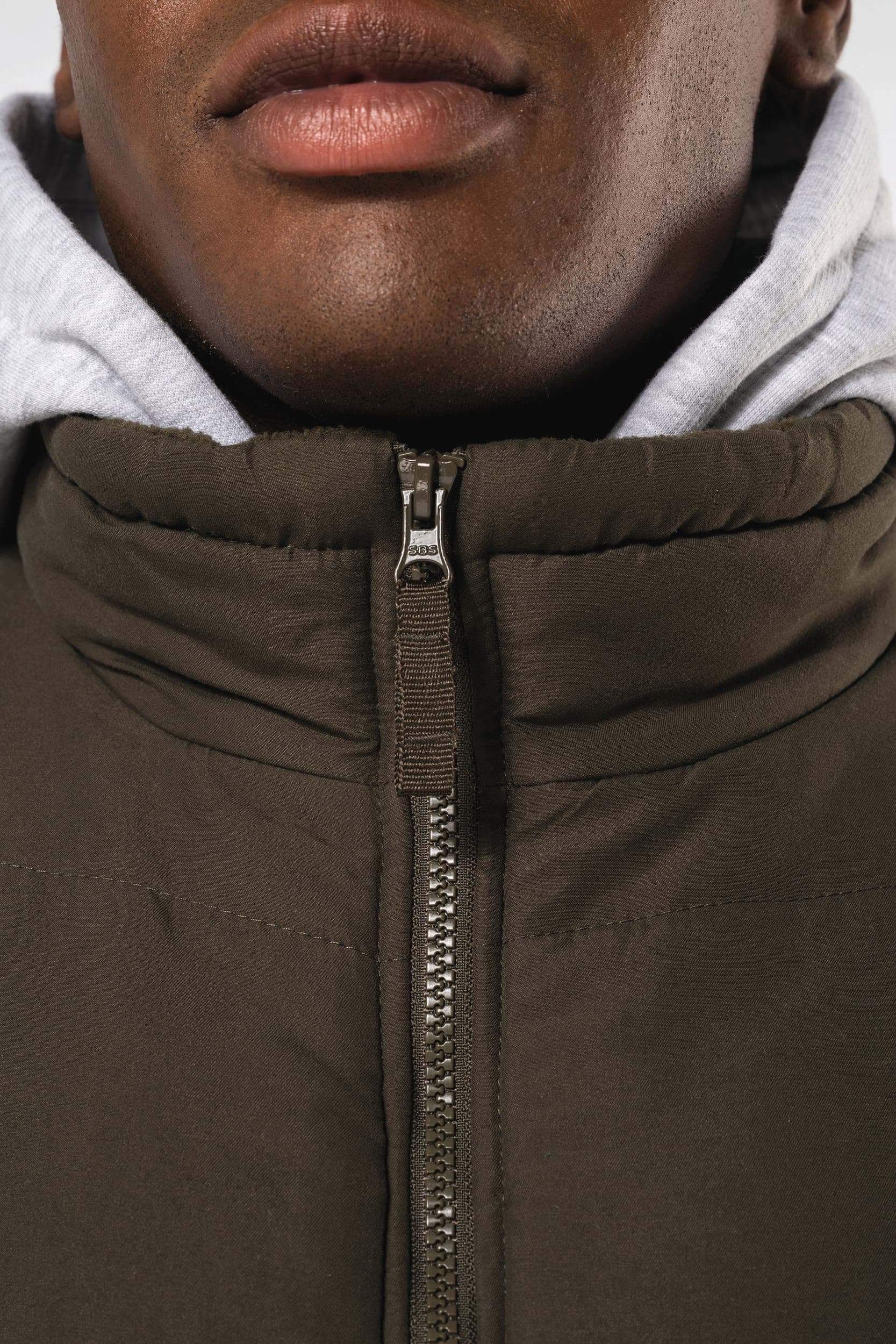 Bodywarmer doublé polaire unisexe en situation