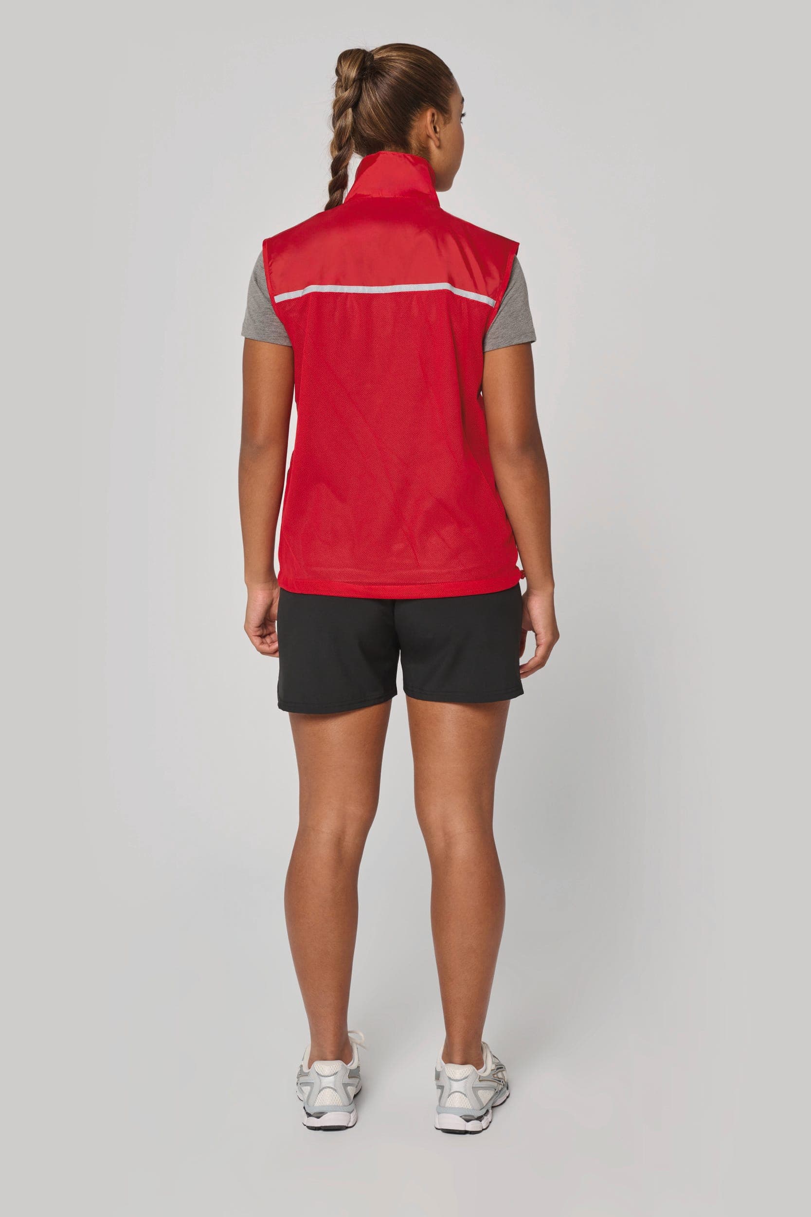Runner - gilet d'entraînement dos filet unisexe en situation