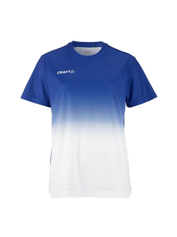 Craft Evolve 2.0 structured graphic jersey w coloris Bleu / Blanc